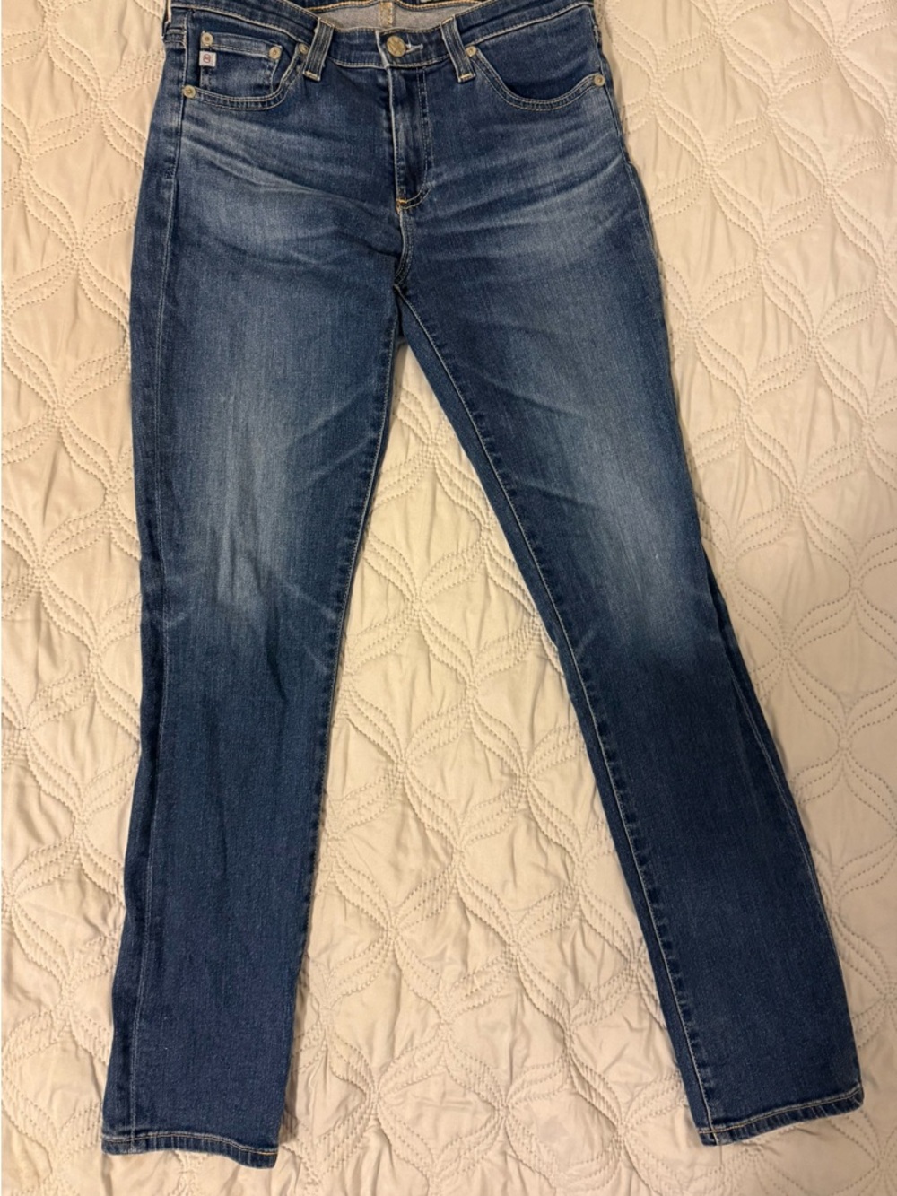 AG Prima Ankle Jeans Size 26 Mid Rise